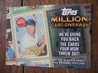 topps million card giveaway  
