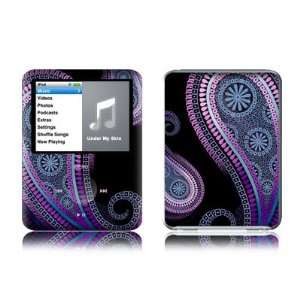 Morado (Purple Paisley) Design Protective Decal Skin Sticker for Apple 
