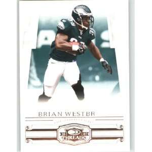  2007 Donruss Threads #37 Brian Westbrook UER 