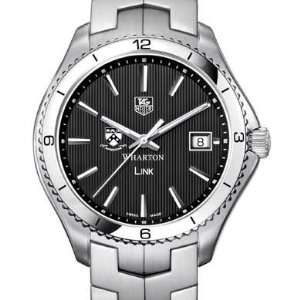  Wharton TAG Heuer Mens Link Watch with Black Dial Sports 
