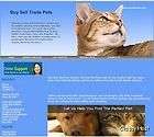 Pet Classifieds Website For Sale. List Cats Dogs Birds.