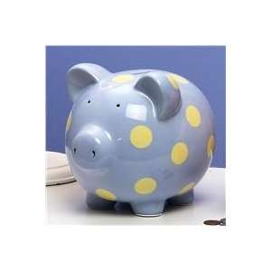  Blue Polka Dot Piggy Bank Toys & Games