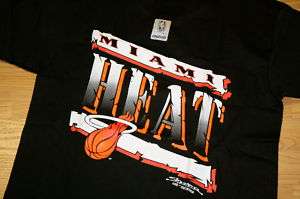 Vintage Miami Heat Starter t shirt NWT Lebron Wade Bosh  