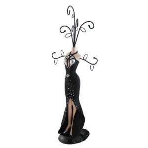   Jewelry Holder Cocktail Party Mannequin Large BL 18in