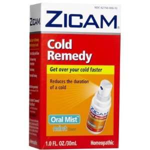  Zicam Cold Remedy Oral Mist Mint 25 ct. (Quantity of 4 