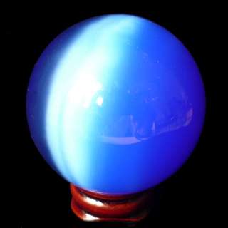 50mm Charming cat eye ball sphere decoration dark blue  