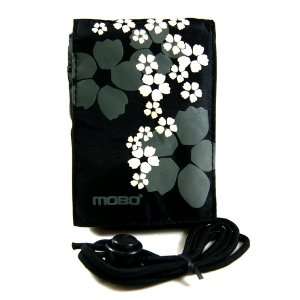  Mobo Black Smart Mobile Phone Fabric Carrying Purse With 