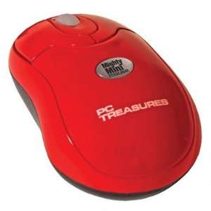  Mini Wireless Optical 3 button Scroll Wheel Mouse Red 
