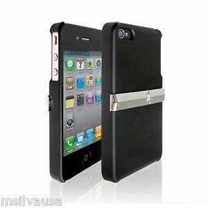 iPhone 4 hard case with metal stand + FREE SCREEN GARD 628586277014 