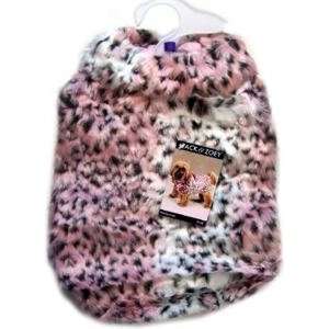  Zack & Zoey Pink Leopard Luxury Faux Fur Mink DeVille Dog 