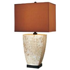   Fixtures Tall 3 Way Shell Table Lamp, 1 Light, 150 Total Watts, Shell