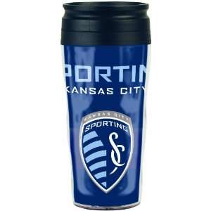  MLS Kansas City Wizards 16 Ounce Travel Mug Sports 