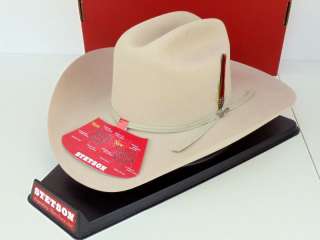 Stetson Cowboy Hat 4X Beaver Felt Merced Silverbelly  