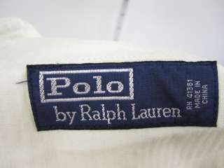 POLO RALPH LAUREN Mens Khaki Linen Pants Sz 35/30  