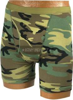 Mens Military Camouflage Boxer Briefs Underwear  