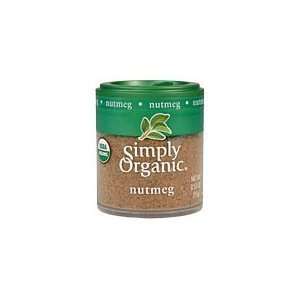 Simply Organic Mini Organic Ground Nutmeg .53 oz. (Pack of 6)