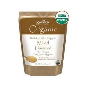  Certified Organic Milled Flaxseed 15 oz (425 grams) Pwdr 