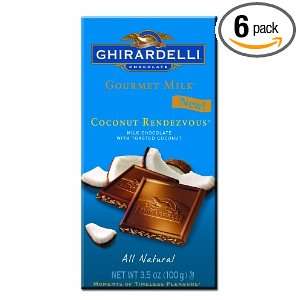 Ghirardelli Chocolate Gourmet Milk Bar, Coconut Rendezvous, 3.5 Ounce 
