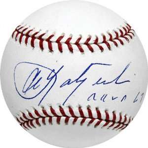 Carl Yastrzemski Autographed Baseball with MVP 67 Inscription  