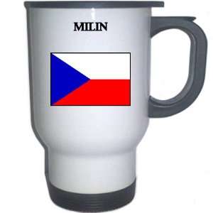  Czech Republic   MILIN White Stainless Steel Mug 