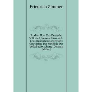   Der Volksliedforschung (German Edition) Friedrich Zimmer Books