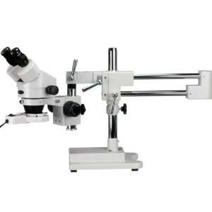   Binocular Stereo Boom Microscope + Ring Light Industrial & Scientific