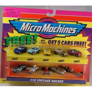    1997 Micro Machines Bonus Pack #18 Vintage Racers Toys & Games