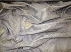 60 imitation silk embroidered fabric drapery upholstery lavender ivory 