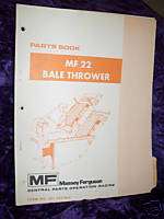 Massey Ferguson 22 Baler Thrower Parts Manual  