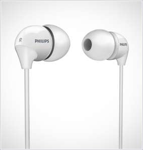 Philips In Ear Headphones Music Colors SHE3570 White  