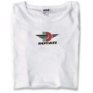  MetroRacing Womens Ducati T Shirt   Large/Black 