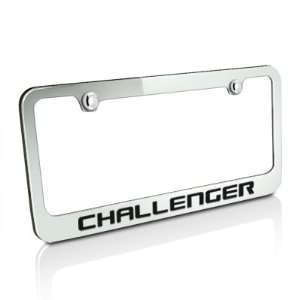   Challenger Chrome Metal License Frame, Official Licensed Automotive