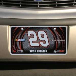  NASCAR Kevin Harvick Corrugated Metal License Plate 