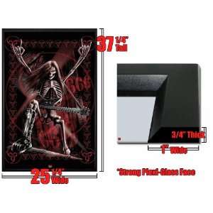   Metal Head Spiral Rock Skeleton Poster Frpp30958