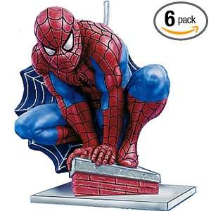  Amazing Spider Man Molded Candle, 3.09 Ounce Packages 