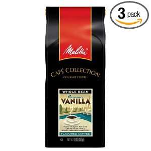 Melitta Cafe Collection Whole Bean Gourmet Coffee Parisian Vanilla, 9 