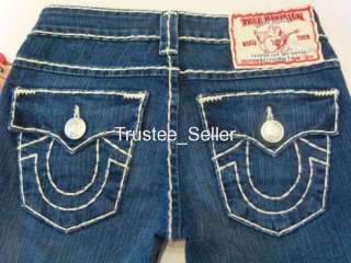 True Religion Women Jeans Super T EdgeStitch Del Mar 23  