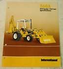 International Harvester IH 1977 Pay Loader/Hoe Brochure