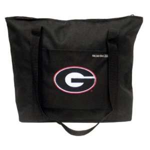  UGA Georgia Bulldogs Black Embroidered Shoulder Bag 