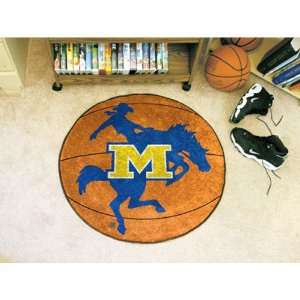  McNeese State Cowboys NCAA Basketball Round Floor Mat (29 