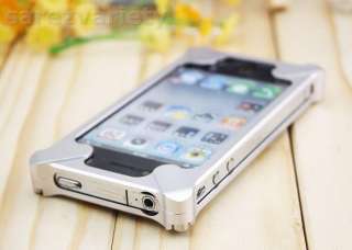   DURABLE ALUMINUM METAL HARD CASE COVER FULL BODY FOR IPHONE 4 4S