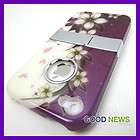  Real Leather Chrome Case Cover Phone iPhone 4 4S Apple AT T Verizon