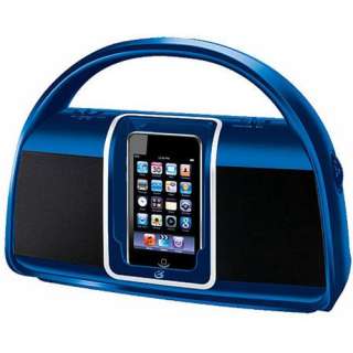  Portable iPod/iPhone Boombox AM/FM Stereo Radio Dock Bi100BU Docking 