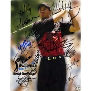  2000 Celebrity Golf Tournament Multi Signed Program 