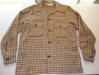 Vintage WOOLRICH Heavy Check Wool Shirt Jac Jacket M  