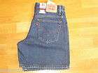 Levis womens blue denim jean shorts 951 relaxed fit 6  