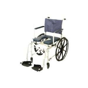 Invacare Mariner Rehab Shower Commode Chair with 24 Wheels and 18 Wide 