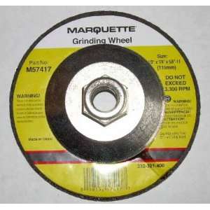  Marquette M57417 Metal Grinding Wheel with 5/8 11 Hub [4 