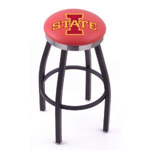  Iowa State University 25 Single ring swivel bar stool 
