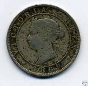 Jamaica 1869 Queen Victoria Penny  